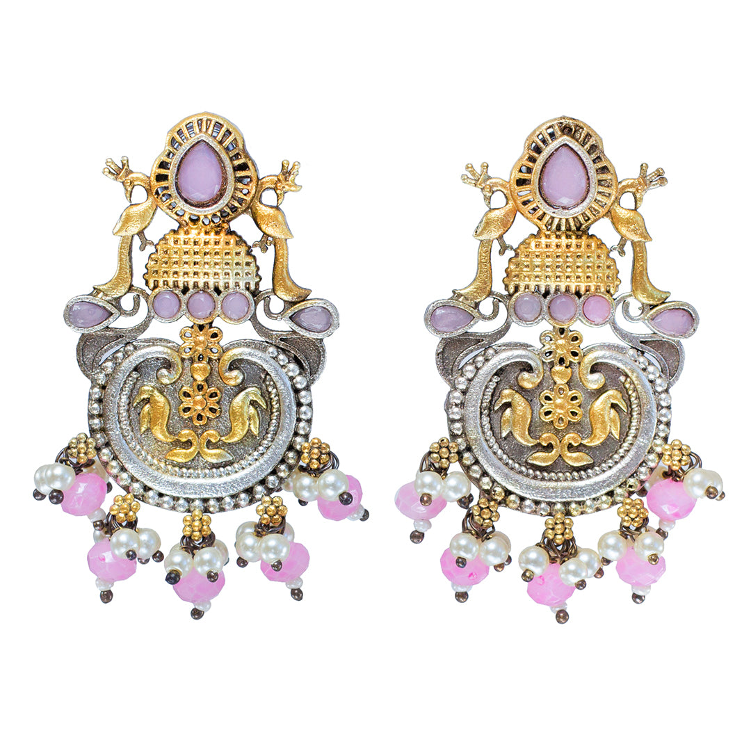 ERG-JMK-005.MAIN_ Nagma | Designer Earring | Primekraft.ca - Image 1