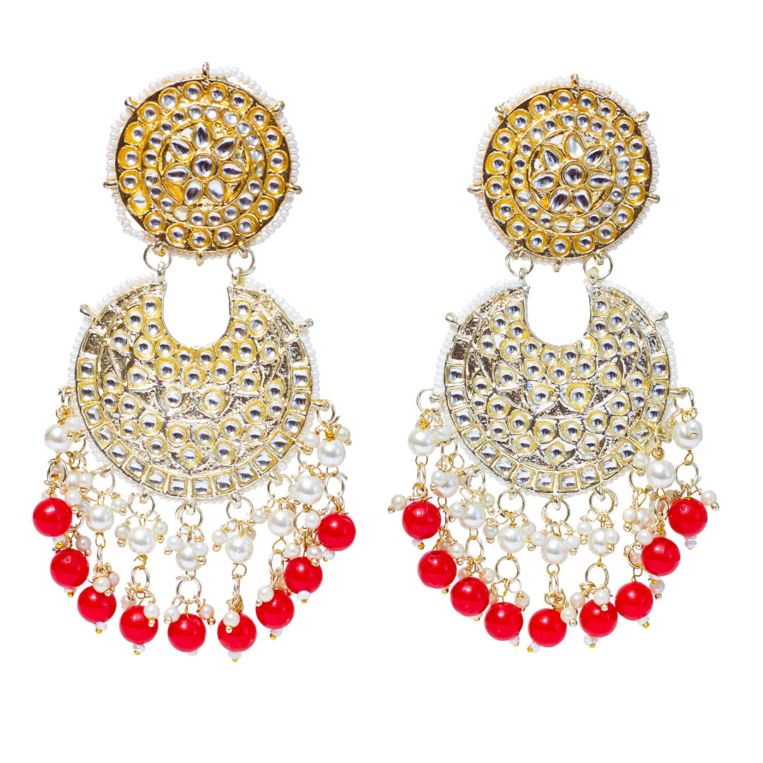 ERG-JMK-048.MAIN_ Aarohi | Designer Earrings | Primekraft.ca - Image 1